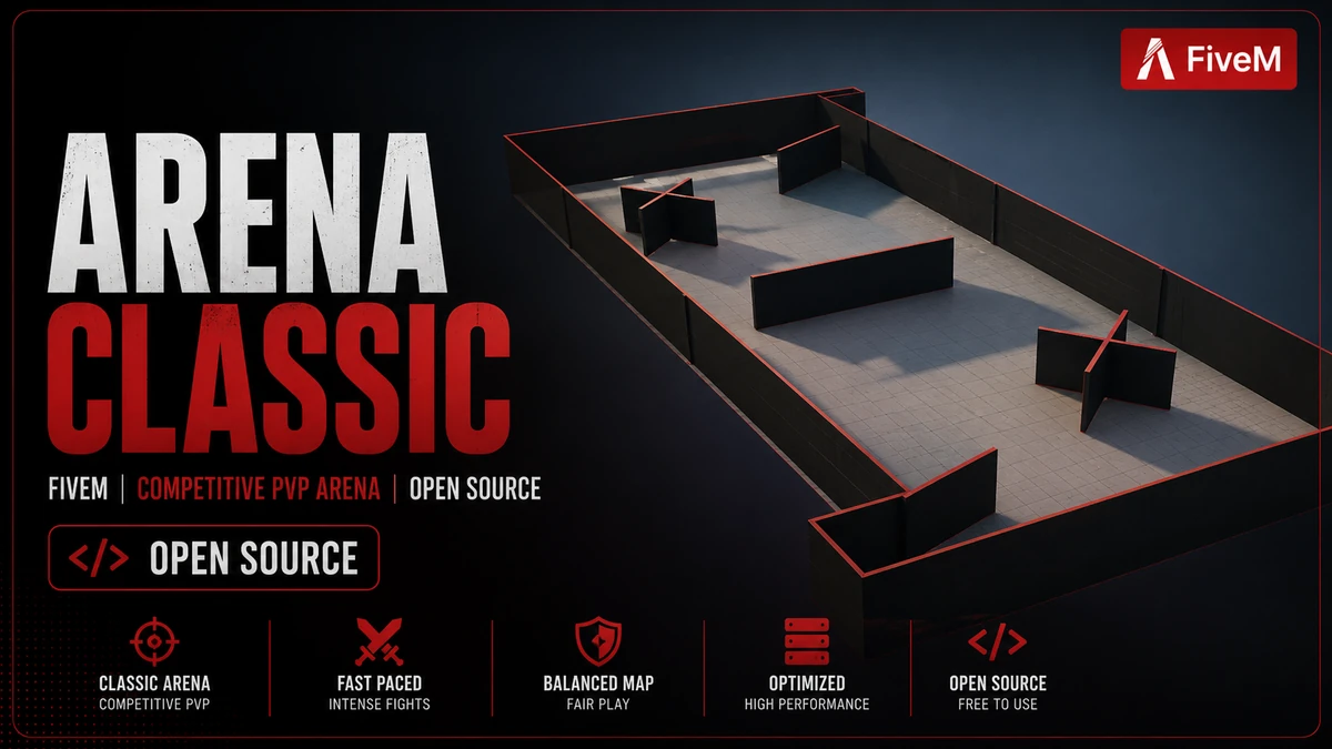 Arena Classic MLO FiveM | Competitive PvP Arena | Open Source
